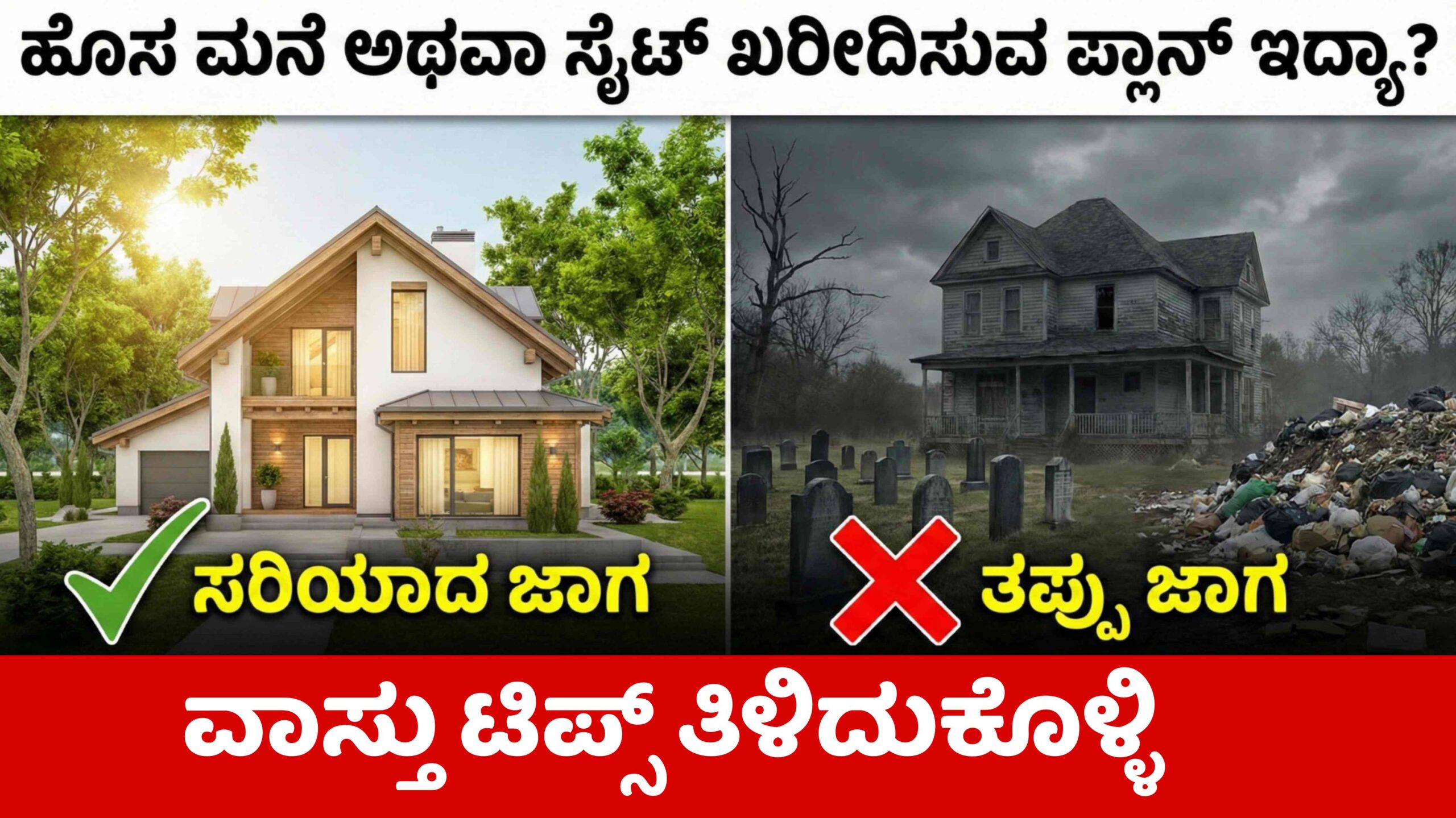 “ಹೊಸ ಮನೆ ಅಥವಾ ಸೈಟ್ ಖರೀದಿಸುವ ಪ್ಲಾನ್ ಇದ್ಯಾ? ಅಪ್ಪಿತಪ್ಪಿಯೂ ಈ 4 ಜಾಗಗಳಲ್ಲಿ ಪ್ರಾಪರ್ಟಿ ತಗೋಬೇಡಿ!”