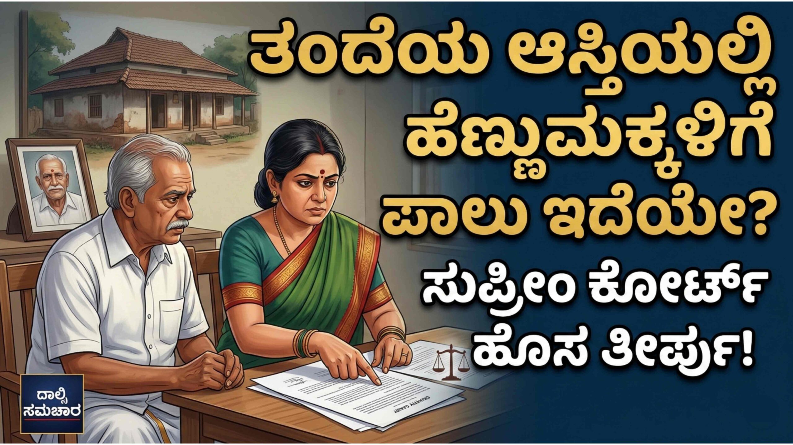 ತಂದೆಯ ಮರಣದ ನಂತರ ಹೆಣ್ಣುಮಕ್ಕಳಿಗೆ ತವರ್ಮನೆಯ ಆಸ್ತಿಯಲ್ಲಿ ಪಾಲು ಸಿಗುತ್ತಾ? ಸುಪ್ರೀಂ ಕೋರ್ಟ್ ಏನು ಹೇಳುತ್ತೆ ಗೊತ್ತಾ?